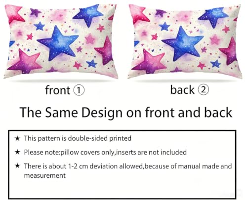 Housse coussin 50x70 violet lot de 2 imperméable pour canapé