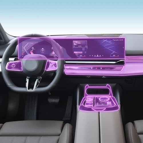 Film TPU pour console BMW G60 Série 5 i5 - Protection d'écran pour panneau de transmission
