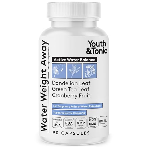 Youth & Tonic Water Pills for Fluid Retention – Water