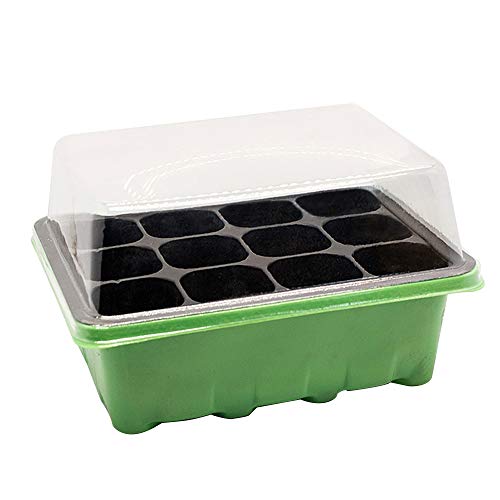G/J/F 12-well/small Greenhouse, 3-piece Hydroponic Planting Equipment, Environmental Indoor Garden Suitable For Home Gardening/39.7×24.7×9.6cm Green