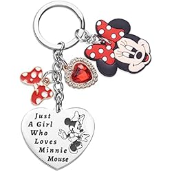 Señuelo Raton Melix HOME Minniemouse - Llavero de ratón para adolescentes, niñas, hijas, mujeres, regalo de cumpleaños, Miniemouse-llavero, M