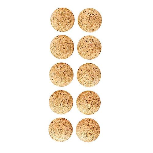 HONMEET Cork Solid Wood Foosball Balls 3.5cm Perfect for Table Soccer Fussball Game