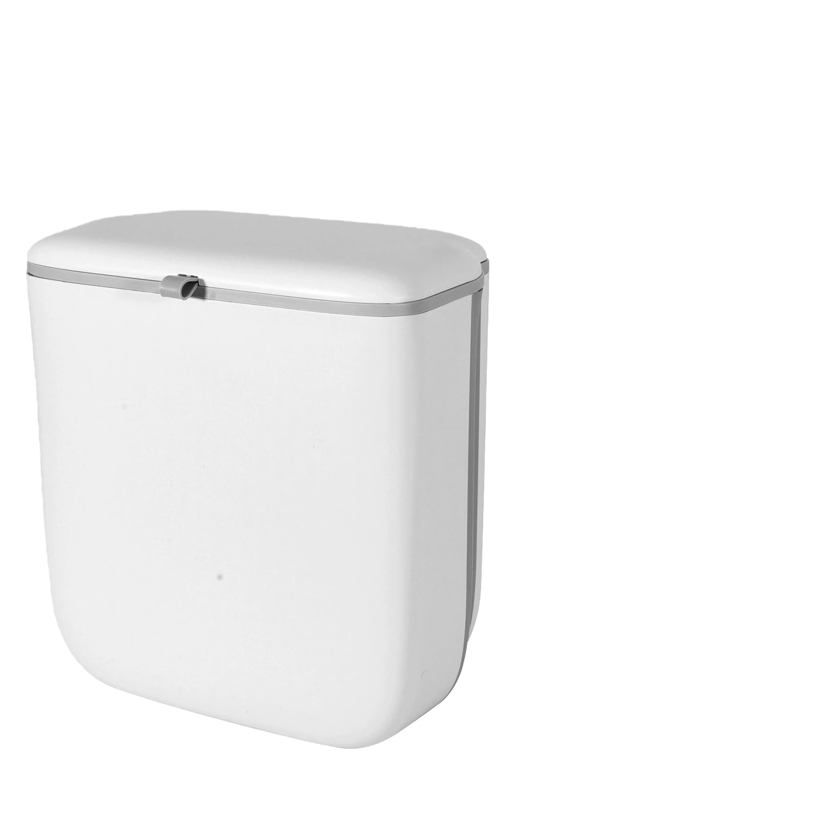 PCKOBEVER 13.6L Foldable Kitchen Door Bin,Hanging Trash Bin with Lid,Space-Saving Compost bins for Kitchen, Bathroom, Toilet, Motorhome, Bedroom