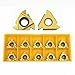 UrbanHui 16ER AG60 Carbide Threading Inserts 20pcs for Precision Turning with SER1616H16 Lathe Holder External Thread Inserts Replacement Turning Tools Industrial Metal Machining