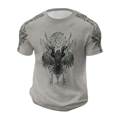 Genérico Camiseta de Tigre ImpresióN 3D de Animales Manga Corta Camisetas con Gráficos de Tigre Camiseta de Gatos Tops de Verano Wolf 3D Estampado Cuello Redondo Ropa Casual