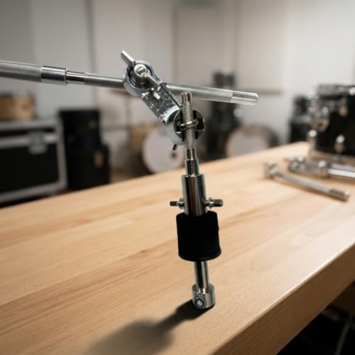 Abrazadera adaptadora para soporte de platillos, metálica y ajustable, hardware musical para batería miniatura 6