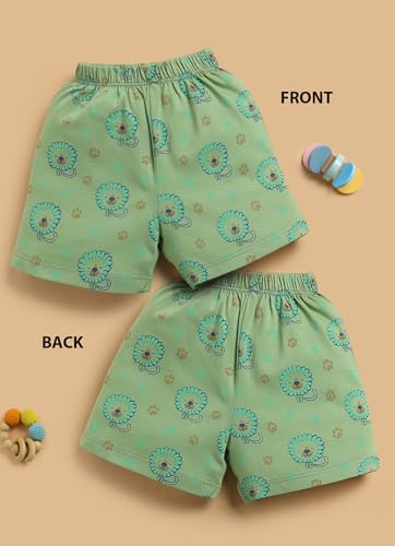 Image of LuvLap Baby Boys & Girls 100% Cotton Shorts Set Pack of 5