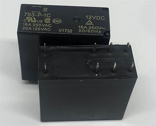 Relais 793-P-1C 12VDC à 8 broches interchangeables pour circuit imprimé
