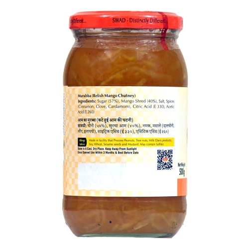 Image of SWAD Distinctly Different and Delicious Mango Murabba / Aam ka Murabba / Homemade Mango Murabba / Keri No Murabbo 500g Pack of 3