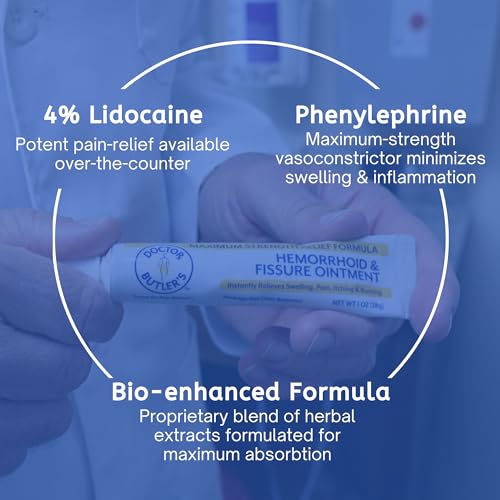 Doctor Butler'S HEMORRHOID & FISSURE Ointment Cream With Lidocaine And Phenylephrine Hci thumb #3