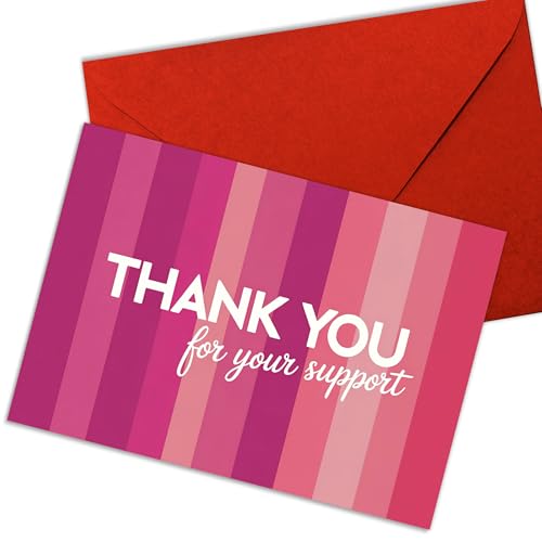 Breast Cancer Support Thank You Card – Heartfelt Gratitude for