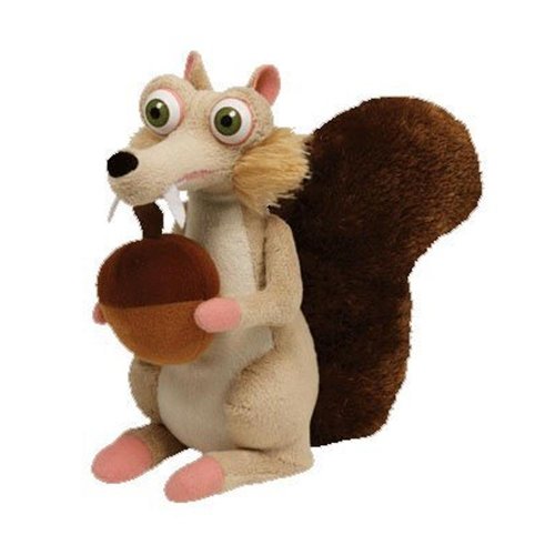 TY Beanie Baby - SCRAT the Squirrel - Ice Age