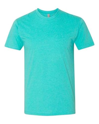 Joe's USA Wholesale 6210 Unisex CVC T-Shirt 1 Pack L Tahiti Blue