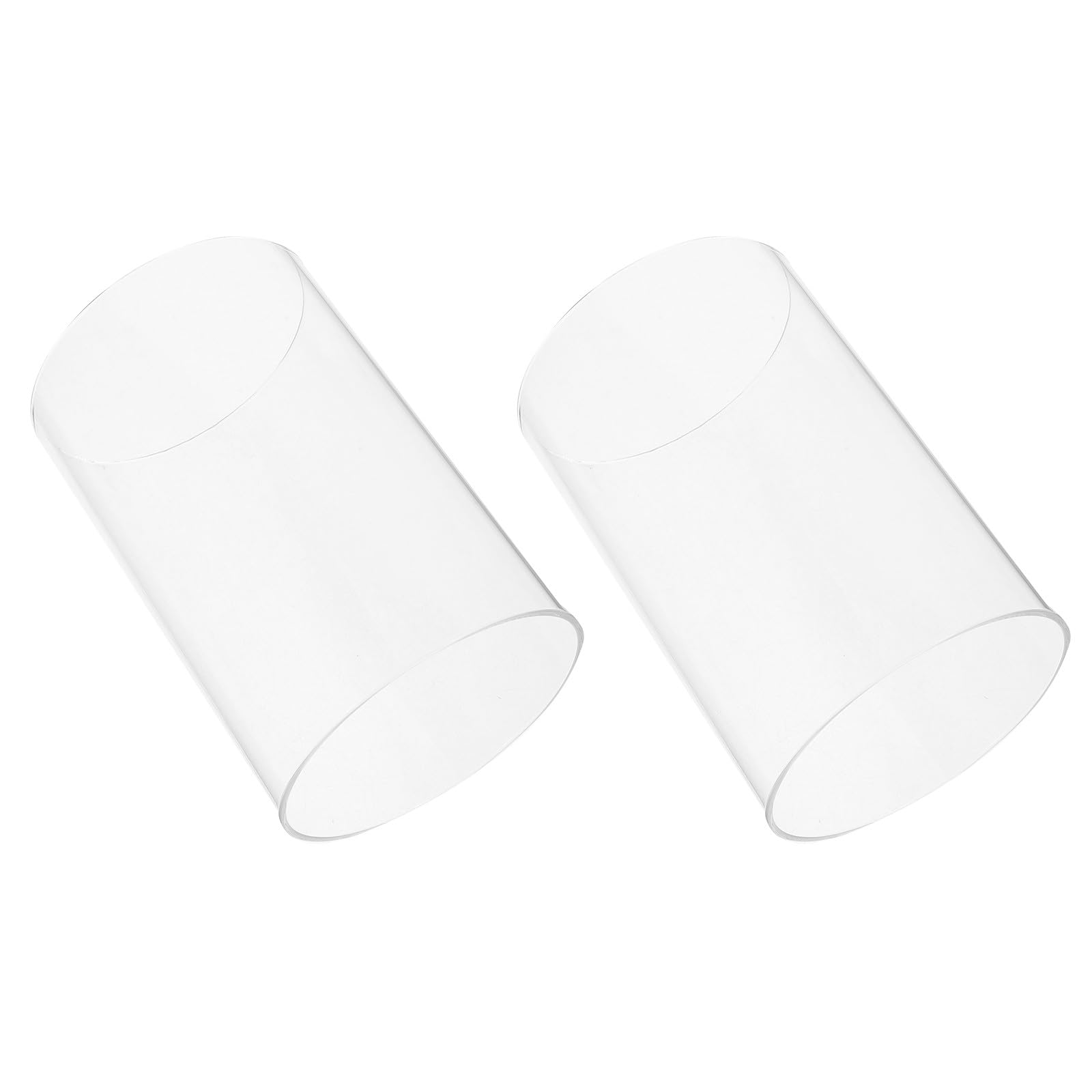 Bougeoirs cylindriques en verre haut de gamme pour bougie pilier