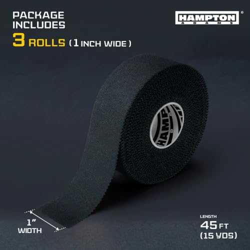 Image of Hampton Adams Athletic Sports Tape, Very Strong, Easy Tear, No Residue
