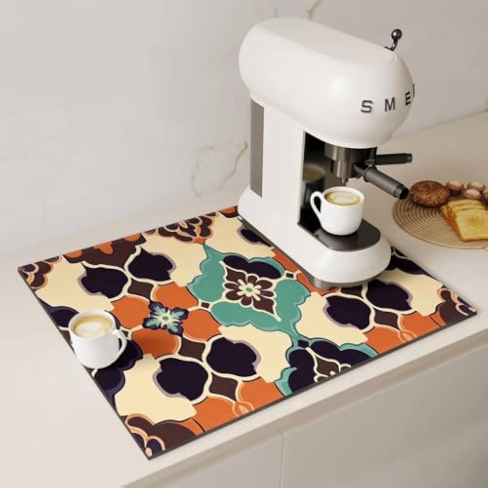 Absorbent Dish Drying Mat & Coffee Machine Mat, Quick Dry