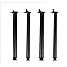 Pieds de Table , Jeu de 4 Pieds KLOSE BESSER " Noir " Hauteur 710 mm Diam 60 mm