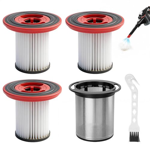 3+1 Stück Ersatzfilter für Bosch Unlimited Serie 7 Akku Staubsauger 12040193 HEPA-Filter aus Edelstahl Zubehör Wrsatzteile für Bosch Akku-Staubsauge BKS711MALL BKS711XXL BBS711W BBS712A BCS711GB