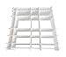 JSF Organisateur de Tiroir, 12 Unité(s), Grille Diviseur de tiroir, Réglable, Séparateurs de Tiroir en Plastique pour sous-vêtements, Chaussettes, Ceintures, Fournitures de Bureau (Blanc)