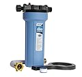 Camco Evo RV Water Filter - Features Granulated Activated Carbon for Bacteria Control & a Replaceable Premium Spun Polypropylene Filter Cartridge - Camper Essentials for Clean Drinking Water (40631)