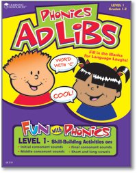 Paperback Phonics Ad Libs Level 1, Grades 1-2 Book