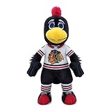 Bleacher Creatures Chicago Blackhawks Tommyhawk 10" NHL Plush Figure - A Mascot for Play or Display