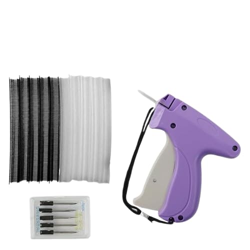 PIHARVA Mini Tag Gun for Clothes – Quick Clothing Fixer Stitch Gun for Tailoring, Sewing & Price Labeling with 5 Needles and 1000 Glue Needles