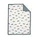 Little Unicorn Toddler Bedding 3-Piece Set | Includes Comforter, Crib Sheet & Pillowcase | Soft & Breathable Muslin Fabric | for Convertible Cribs & Toddler Beds (Work Trucks)