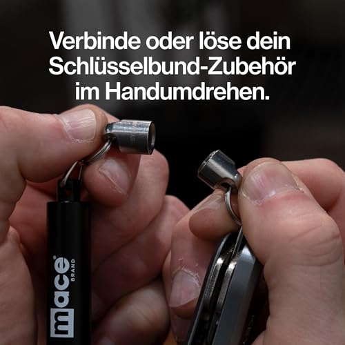 Foto von KeySmart MagConnect - Magnetischer Schlüsselanhänger - Schnell und sicher Schlüssel anbringen und lösen - Lässt sich einfach an Tasche, Geldbörse und Gürtel anbringen (1er Pack, Schwarz)