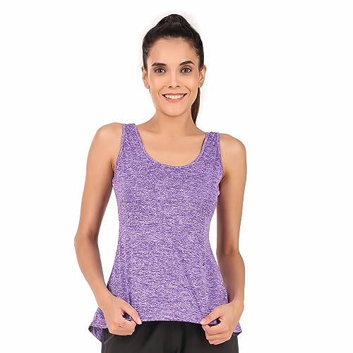 Image of ReDesign Apparels Women's Athleisure Dri Fast Workout Sleeveless Top Sports Gym Tshirt