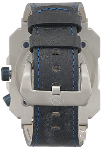 GV2 by Gevril Men XO Submarine Automatic Watch with Stainless Steel Strap, Blue, 24 (Model: 4532L), Silver3