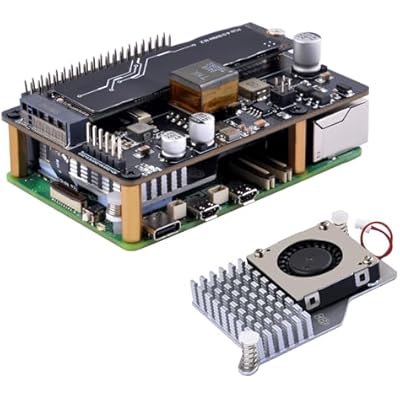 GeeekPi P33 M.2 NVME M-Key PoE+ Hat for Raspberry Pi 5, with Official Raspberry Pi 5 Active Cooler, Support M.2 NVMe SSD 2230 2242 2260 2280