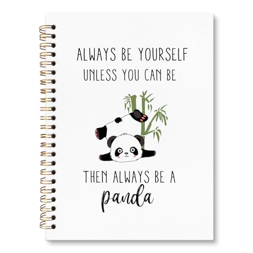 Carnet panda mignon idée cadeau femme pour journal de notes créatif