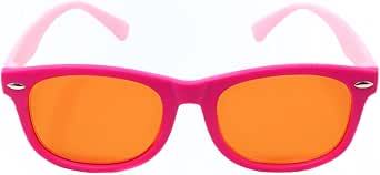 DefenderShield Blue Light Blocking Glasses Kid Series for Computer, Mobile, Gaming, Sleep - Purple