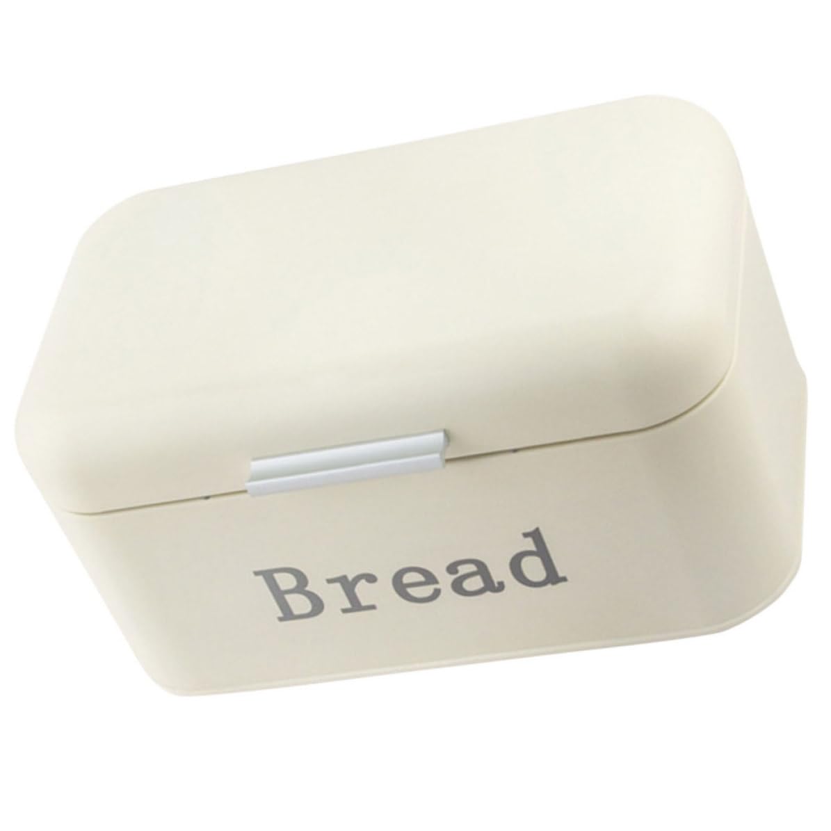 Contenitore Scatola Porta Pane in Ferro Beige per Pane da Cucina Funzione Antiumidità e Organizzazione Cucina Compatta per Ripiano Desktop
