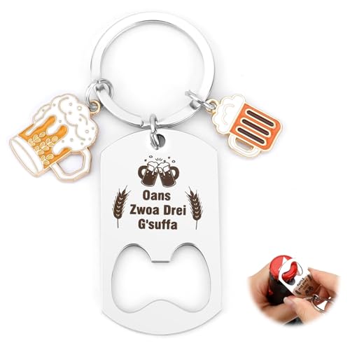Oktoberfest Geschenk Bier Flaschenöffner Schlüsselanhänger Bier Geschenke Für Männer Lustig Biergeschenke Für Männer Geschenke Für Bierliebhaber Weihnachtsbier Geschenk Für Papa Opa Freund Onkel