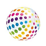Pelota de playa inflable – Flotador grande de piscina para niños de 19.68 pulgadas para juegos acuáticos de verano, divertido juego interactivo de piscina, actividades al aire libre, fiesta en la play