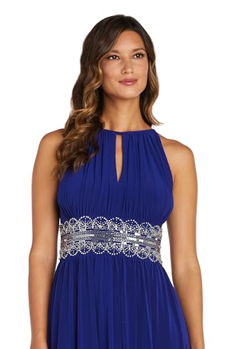 Image of R&M Richards Women's Beaded Waist Gown