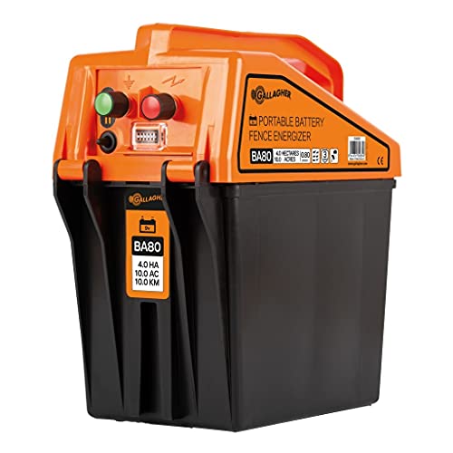 Électrificateur BA80 Gallagher 9/12 V : sécuriser un enclos sans secteur