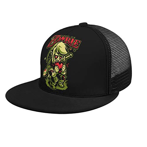 RNGIAN Zelda - Gorra de béisbol Ajustable con diseño de Zombie, para Adolescentes y Deportes al Aire Libre, Blanco, Adult Uniform Code