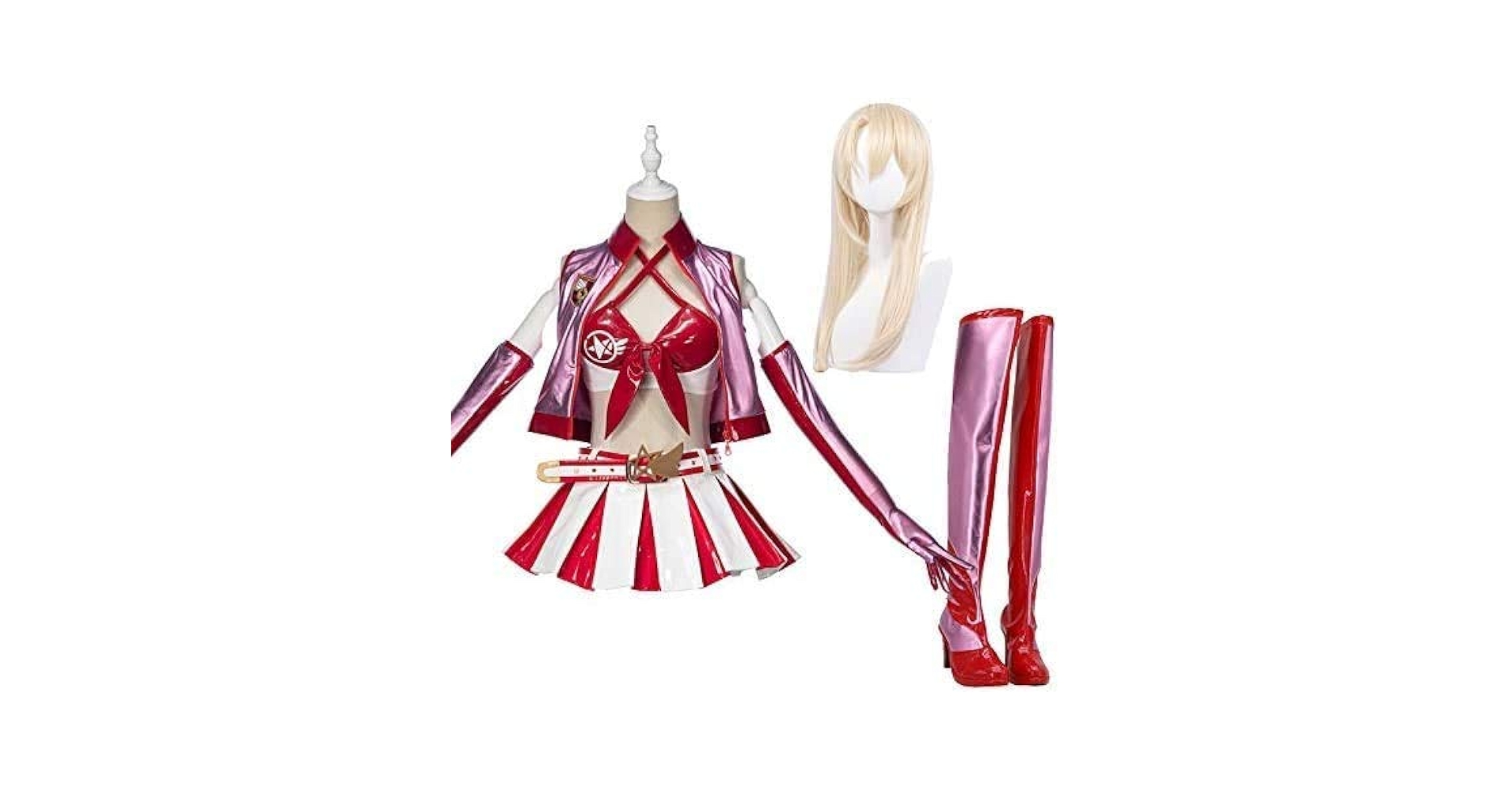 新品 Fate FGO プリズマ☆イリヤ　イリヤ　再臨　コスプレ　衣装　Mサイズ 新品)Fate FGO プリズマ☆イリヤ イリヤ 再臨 コスプレ衣装 M