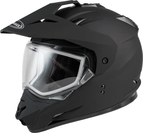Gmax Gm-11S Adventure Dual Lens Shield Snow Helmet (Matte Black, X-Large) #TOP1