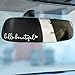 3 x Hello Beautiful Rearview Mirror Decal, Vanity Mirror Stickers, Rear View Mirror Vinyl Decor, Car Accessories Gifts, Car Decor for Women, Car Window Decal, Self Affirmations Stickers