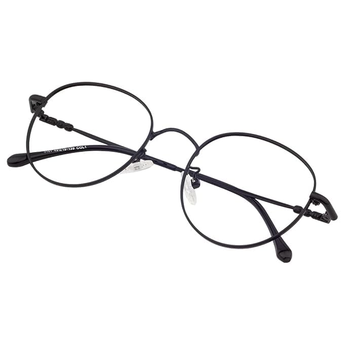 Image of Round Shape Blue Cut Antiglare Computer Eyeglasses For Men And Women |Blue Light Filtering Glasses For Computer And Mobile Use | 100% UV Protection | Gold & Silver Rose Gold.
