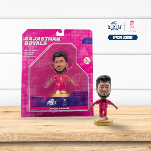 Image of Action Figure, IPL Edition, 3 Inch Sanju Samson | 360 Rotatable Head, Cricket Player, For Fans & Collectors