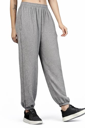 Image of UZARUS Women's Ultra-Soft Baggy Fit /Relaxed Fit Joggers with Side Pockets & Gripped Hem