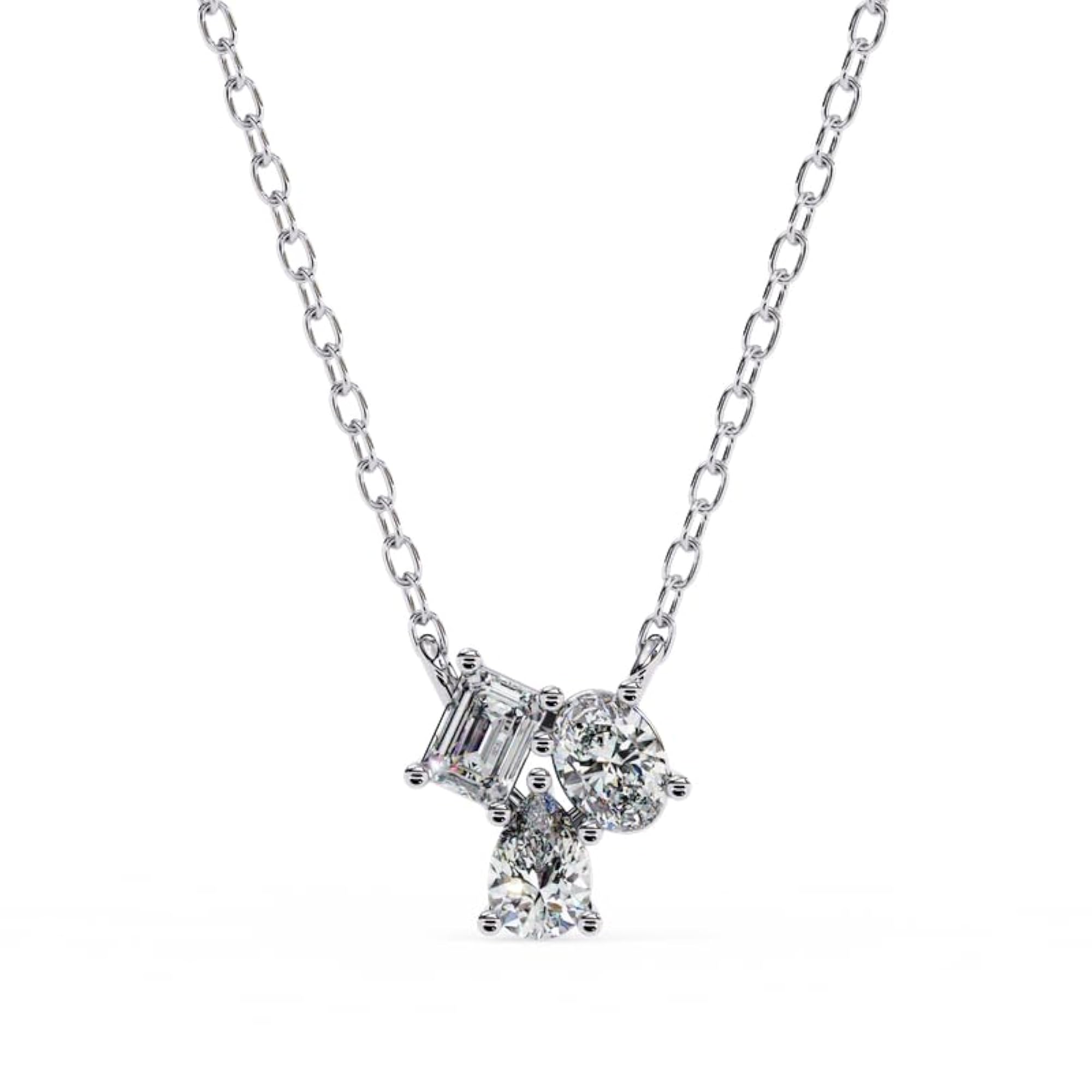 Women's 925 Sterling Silver Necklace, Pure Hallmarked Silver
