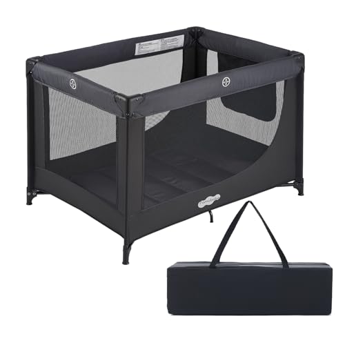 Pamo Babe Compact Pack and Play - Portable Crib for Baby, Lightweight Foldable Travel Playard with...