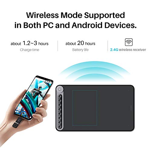 HUION-Inspiroy-Dial-Q620M-Wireless-Graphics-Drawing-Tablet-Android-Support-with-Dial-Controller-Battery-Free-Stylus-Tilt-8-Express-Keys-105x65inch
