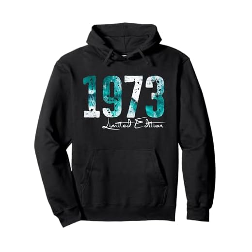 50 años mujer hombre 1973 cumpleaños 50 Limited Edition 1973 Sudadera con Capucha